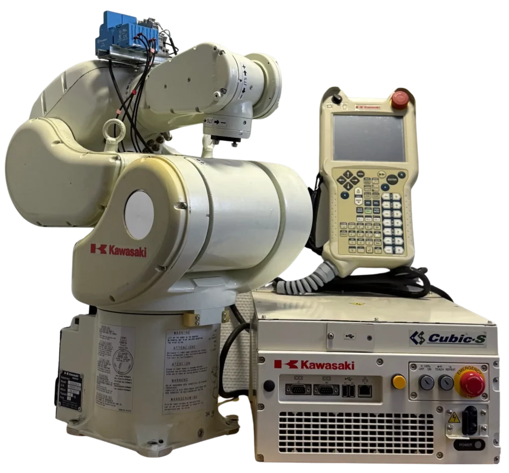 robot kawasaki avec baie